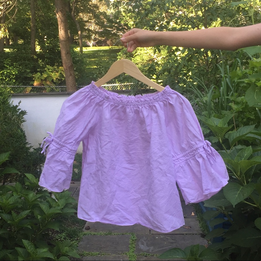 Zara off the shoulder top
